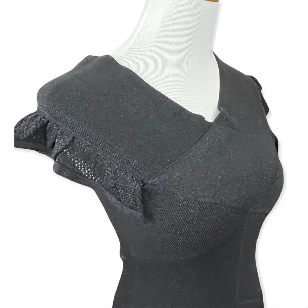 Zac Posen For Target Bandage Style Knit Little Black Dress XS